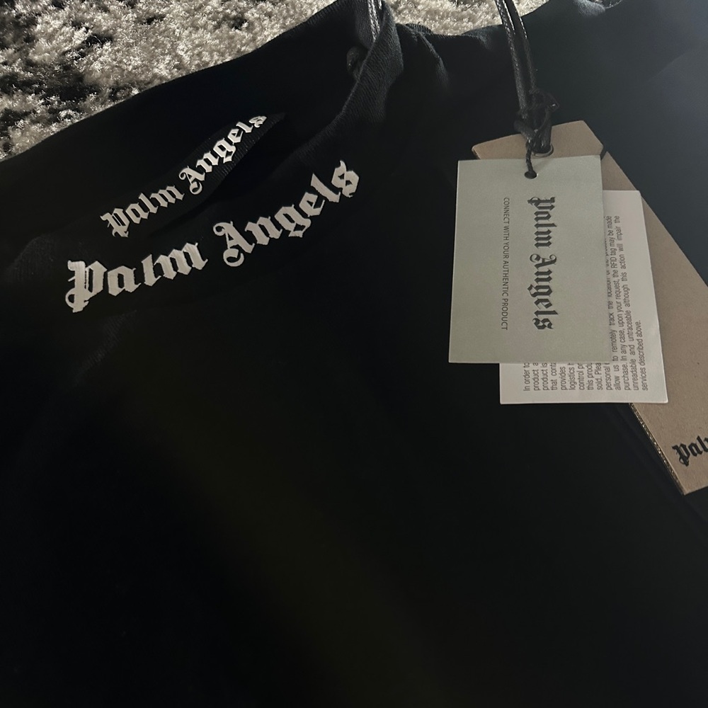 Palm Angels Oversized Back Logo T-shirt Size Medium - Picture 10 of 12